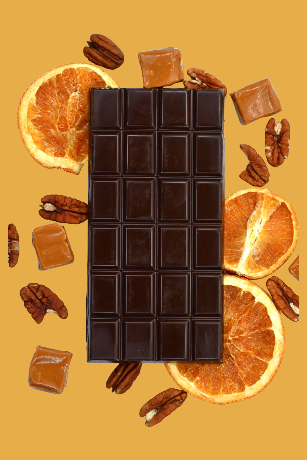 Orange Caramel Pecan Bar