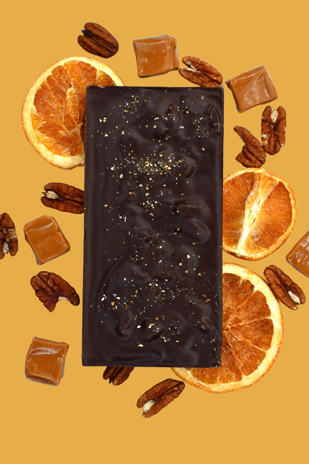Orange Caramel Pecan Bar